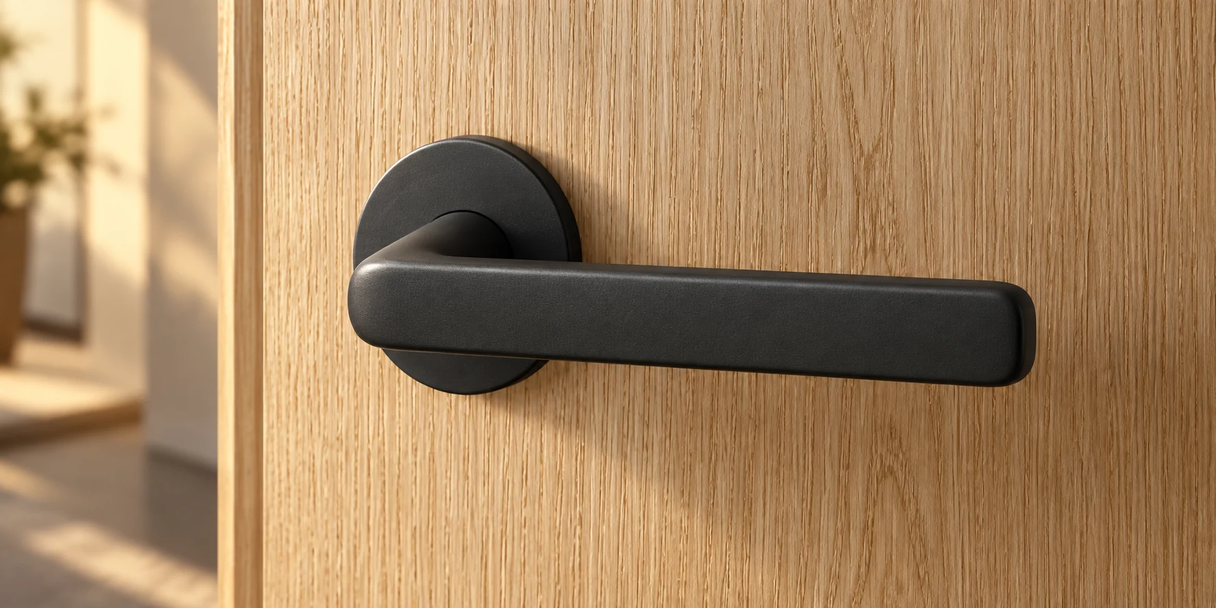 01 / Matte black handles